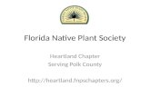 Florida Native Plant Society Heartland Chapter Serving Polk County