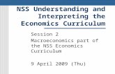 NSS Understanding and Interpreting the Economics Curriculum Session 2 Macroeconomics part of the NSS Economics Curriculum 9 April 2009 (Thu)