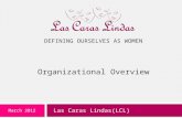 DEFINING OURSELVES AS WOMEN Organizational Overview March 2012 1 Las Caras Lindas(LCL)