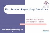 Www.azteccomputing.com SQL Server Reporting Services London Database Developer Forum Anoop Patel.