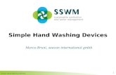 Simple Hand Washing Devices 1 Marco Bruni, seecon international gmbh.