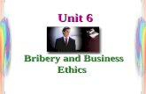 Bribery and Business Ethics Unit 6 Stage 1: Warming-up Activities Stage 2: Reading-Centred Activities Stage 3: After-Reading Activities Stage 4: Listening-and-Speaking.