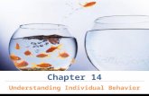 Chapter 14 Understanding Individual Behavior. Interdisciplinary field — study human attitudes, behavior, and performance in organizations; Important to.