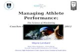Wayne Lombard BSpSc (Hons) Biokinetics, CSCS (NSCA) Presently Studying MPhil Biokinetics (UCT ESSM) Discovery High Performance Centre, Sports Science Institute.