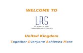 Together Everyone Achieves More WELCOME TO United Kingdom.
