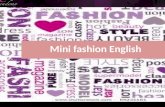 Mini fashion English. Think about it! Do you think beauty physical appearance affects self- esteem?