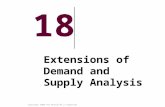 Copyright 2008 The McGraw-Hill Companies 18 Extensions of Demand and Supply Analysis.