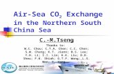Air-Sea CO 2 Exchange in the Northern South China Sea C.-M.Tseng Thanks to: W.C. Chou; C.T.A. Chen; C.C. Chen; S.W. Chung; K.T. Jiann; B.S. Lee; Y.H. Li;