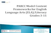 Adapted from: PARCC Model Content Frameworks English Language Arts/Literacy October 2011.