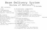 Beam Delivery System Review of RDR(draft) 1.Overview 2.Beam parameters 3.System description 3.1 diagnostic, tune-up dump, machine protection 3.1.1 MPS.