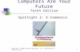 Computers Are Your Future Tenth Edition Spotlight 2: E-Commerce Copyright © 2009 Pearson Education, Inc. Publishing as Prentice Hall1.