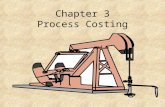 Chapter 3 Process Costing Job-Order v. Process Costing Job-Order Costing Many jobs are worked on during each period, with each job having different production.