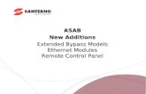ASAB New Additions Extended Bypass Models Ethernet Modules Remote Control Panel.