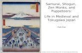 Samurai, Shogun, Zen Monks, and Puppeteers: Life in Medieval and Tokugawa Japan Part One Hiroshige- 100 Views of Famous Places in Edo- The street Suruga-cho.