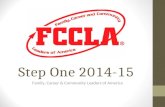 Step One 2014-15 Family, Career & Community Leaders of America.