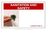 Copyright © 2014 John Wiley and Sons, Inc. All rights reserved. C HAPTER 2 SANITATION AND SAFETY.