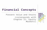 Financial Concepts Present Value and Stocks (corresponds with Chapter 21: Equity Markets)