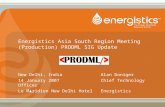 Energistics Asia South Region Meeting (Production) PRODML SIG Update New Delhi, IndiaAlan Doniger 14 January 2007Chief Technology Officer Le M▲ridien New.