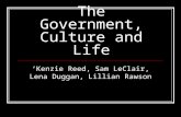 The Government, Culture and Life ‘Kenzie Reed, Sam LeClair, Lena Duggan, Lillian Rawson.