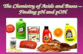 1 The Chemistry of Acids and Bases –Finding pH and pOH.