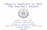 Tobacco Control in NYC: The Perfect Storm? Sarah B. Perl, MPH Assistant Commissioner Bureau of Tobacco Control New York City Department of Health and Mental.