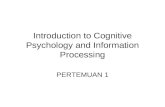 Introduction to Cognitive Psychology and Information Processing PERTEMUAN 1.
