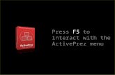 ACTIVEPREZ Menu Template « Title Section ASection BCustom ShowDigital MarketingActivePrez Online» menu close Press F5 to interact with the ActivePrez.