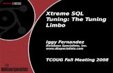 Xtreme SQL Tuning: The Tuning Limbo Iggy Fernandez Database Specialists, Inc.  TCOUG Fall Meeting 2008.