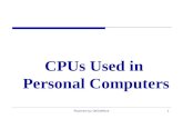 CPUs Used in Personal Computers Powered by DeSiaMore1.