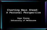 Charting Ways Ahead: A Personal Perspective Kaye Stacey University of Melbourne.