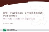 BNP Paribas Investment Partners The full circle of expertise December 2008.