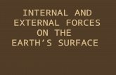 INTERNAL AND EXTERNAL FORCES ON THE EARTH’S SURFACE.