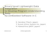 2004/12/2APSEC@BUSAN1 K. Gondow (Titech, Japan) T. Suzuki (Elmic System Inc, Japan) H. Kawashima (JAIST, Japan) Binary-Level Lightweight Data Integration.