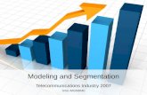 Modeling and Segmentation Telecommunications Industry 2007 GSU-MGS8040.
