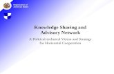 Organization of American States Knowledge Sharing and Advisory Network A Political-technical Vision and Strategy for Horizontal Cooperation.