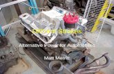 Diff’rent Strokes Alternative Power for Automobiles Matt Merritt.