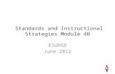 Standards and Instructional Strategies Module 4B ESUHSD June 2012.