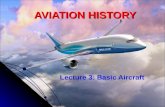 AVIATION HISTORY Lecture 3: Basic Aircraft. Types of Airplane CommercialMilitary General/ Private Experimental.
