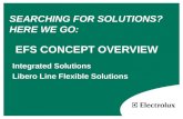 EFS CONCEPT OVERVIEW Integrated Solutions Libero Line Flexible Solutions SEARCHING FOR SOLUTIONS? HERE WE GO:
