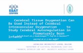 Cerebral Tissue Oxygenation Can Be Used Instead of Cerebral Intravascular Oxygenation to Study Cerebral Autoregulation in Prematurely Born Infants Ir.