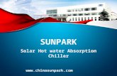 SUNPARK Solar Hot water Absorption Chiller  .