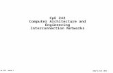 Cs 152 nets.1 ©DAP & SIK 1995 CpE 242 Computer Architecture and Engineering Interconnection Networks.