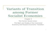 1 Variants of Transition among Former Socialist Economies Chapter X The Former Soviet Union: The Myth and Reality of the Command Economy and Russia’s Economic.
