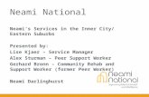 Neami National Neami’s Services in the Inner City/ Eastern Suburbs Presented by: Lise Kjaer – Service Manager Alex Sturman – Peer Support Worker Gerhard.