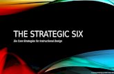 THE STRATEGIC SIX Six Core Strategies for Instructional Design In-service Training by Matt Foster 2013.