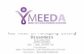 Our Role in Managing Eating Disorders By Dr Jeremy Alford Founder & President Clinical Psychologist URL:  Facebook: .