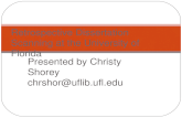 Presented by Christy Shorey chrshor@uflib.ufl.edu Retrospective Dissertation Scanning at the University of Florida.