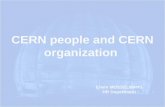 CERN people and CERN organization Erwin MOSSELMANS HR Department.