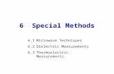 6 Special Methods 6.1Microwave Techniques 6.2Dielectric Measurements 6.3Thermoelectric Measurements.