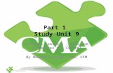 Part 1 Study Unit 9 Internal Controls – Risk and Procedures for Control By Ronald Schmidt, CMA, CFM.